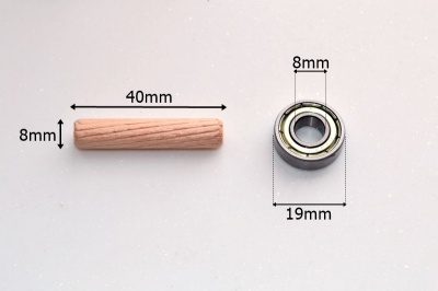 Woodturners Bearing / Dowel Set